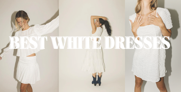 iconic white dresses for any season + occasion