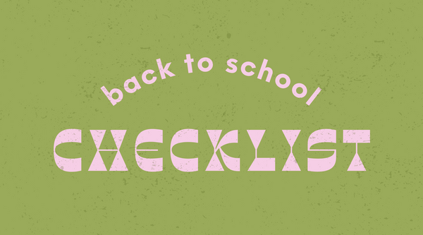 back to school checklist