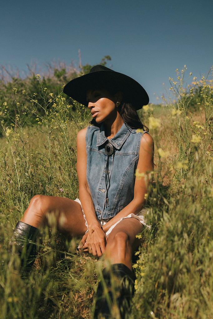 lover denim vest *zoco exclusive*