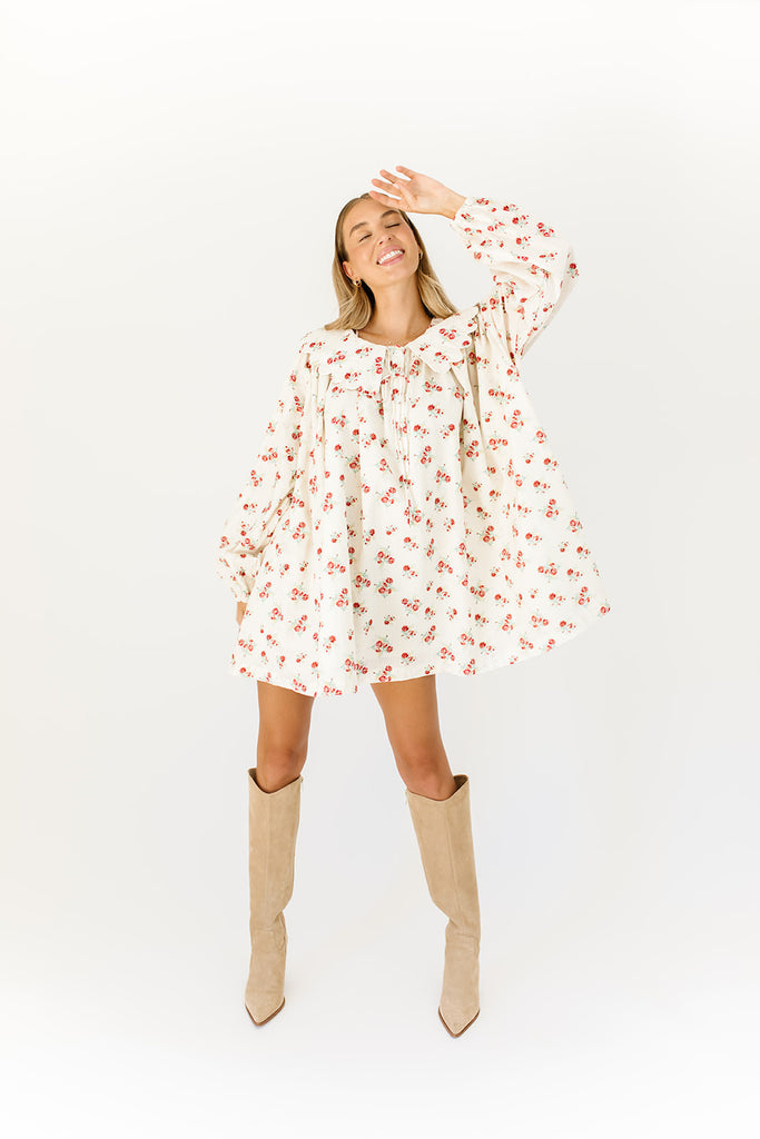 eloise collared floral dress *zoco exclusive*