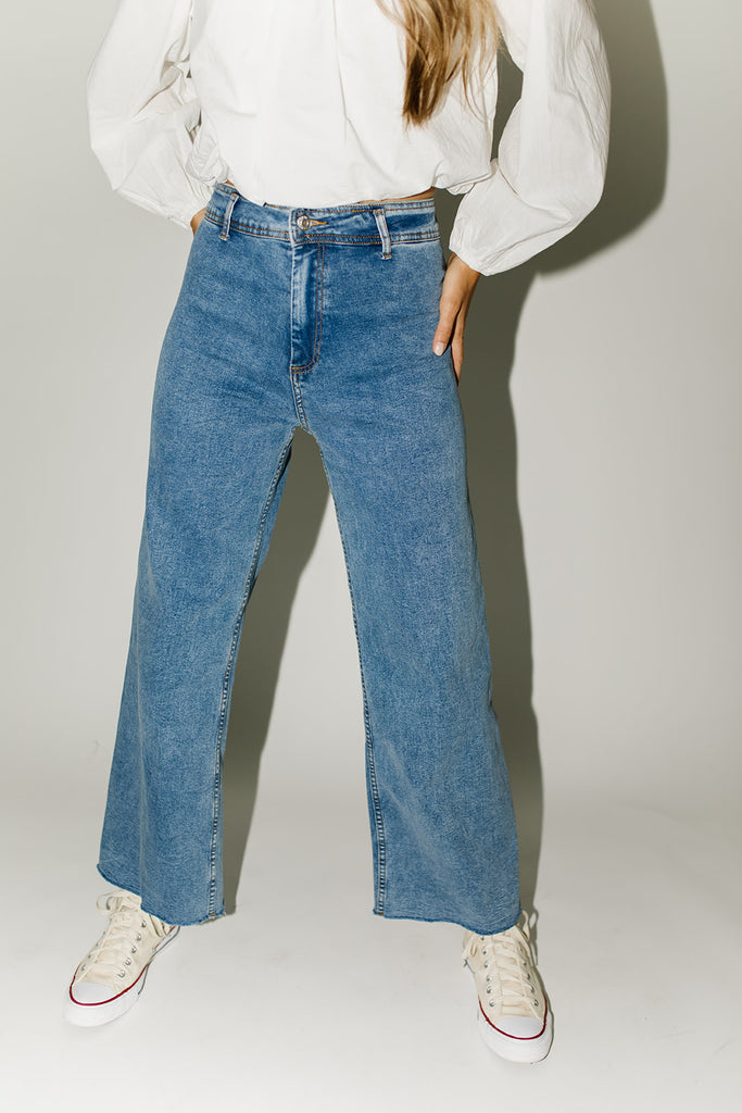 treasure wide leg denim