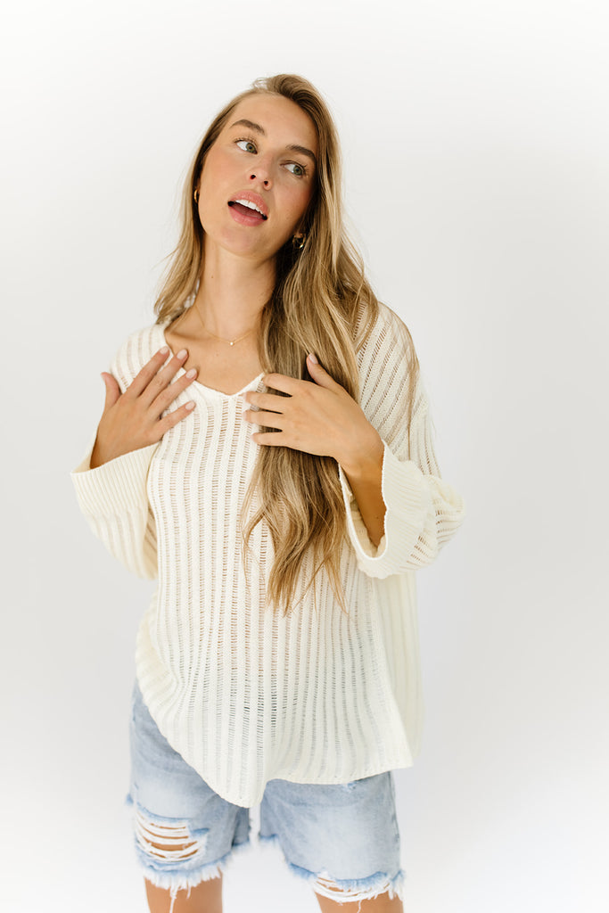 terri collared sweater