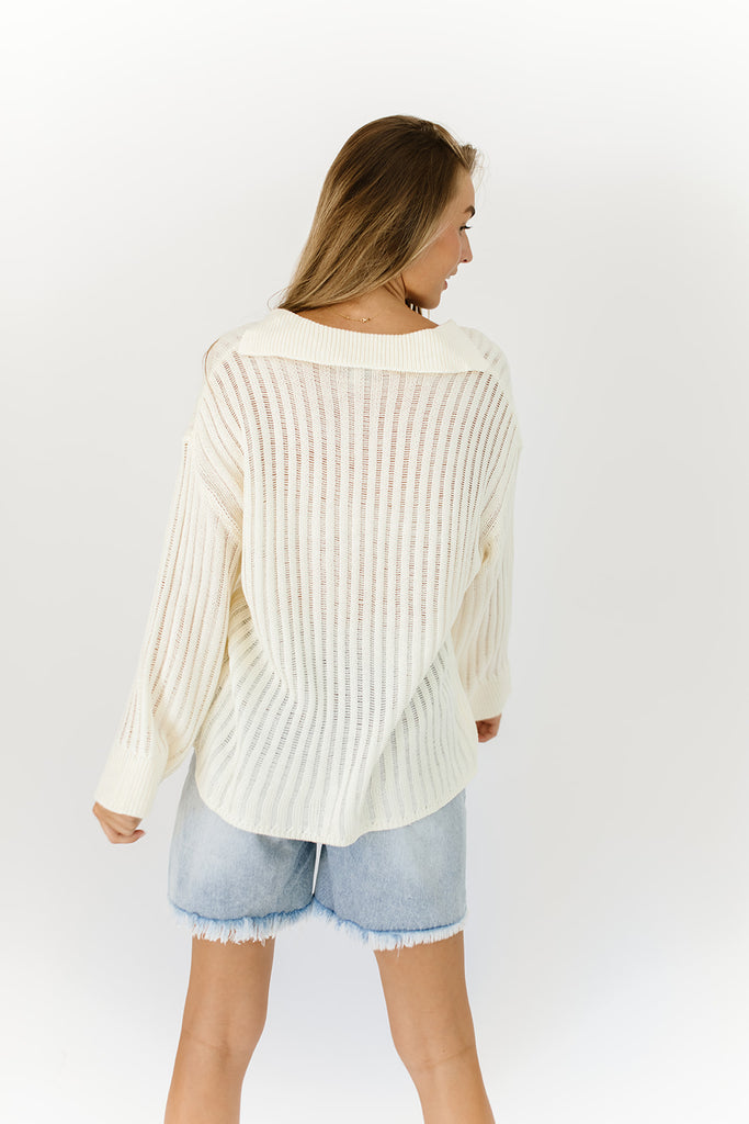 terri collared sweater