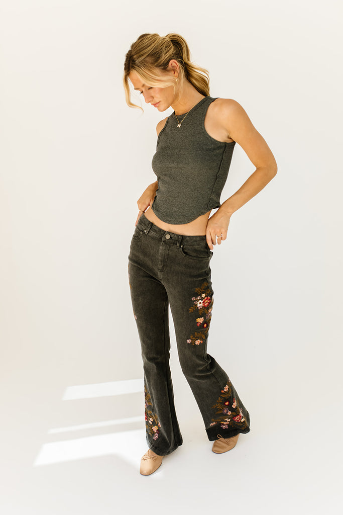 oslo embroidered pants