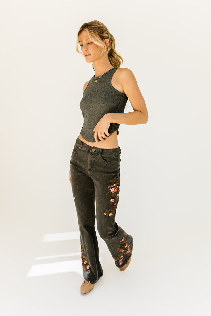 oslo embroidered pants