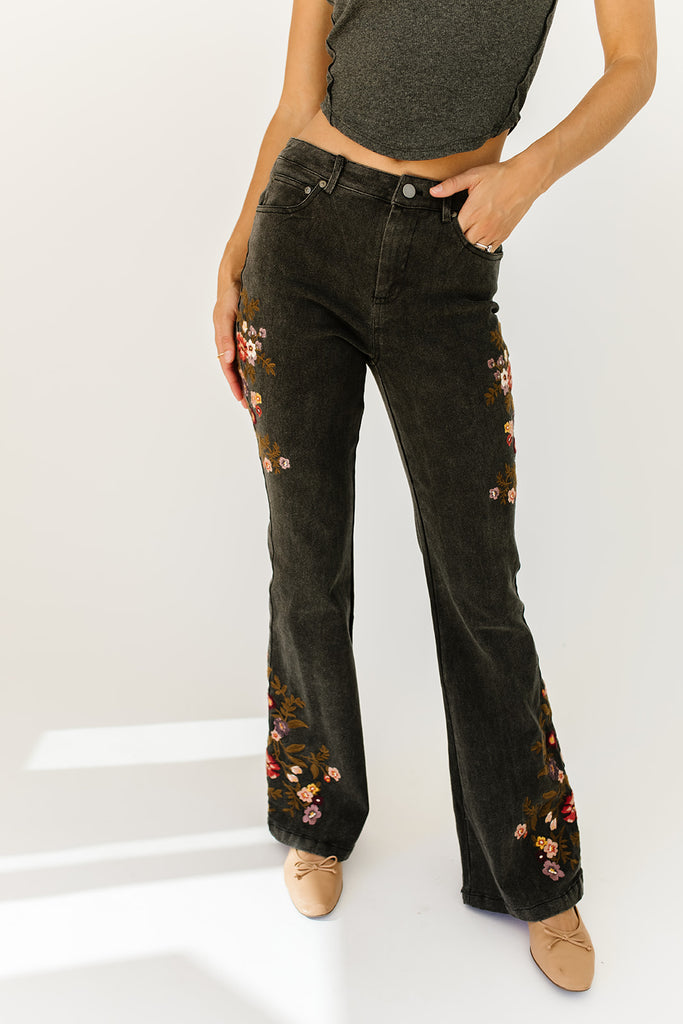 oslo embroidered pants
