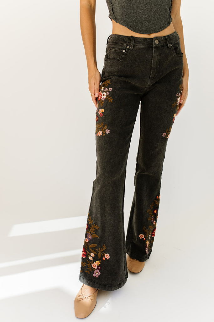 oslo embroidered pants