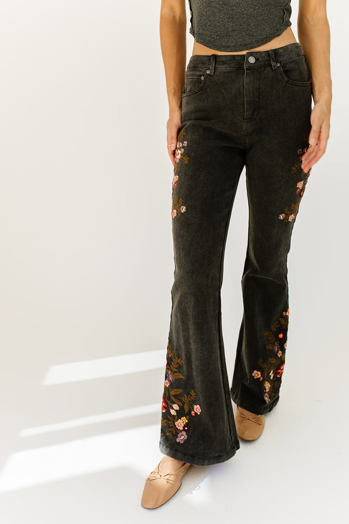 oslo embroidered pants