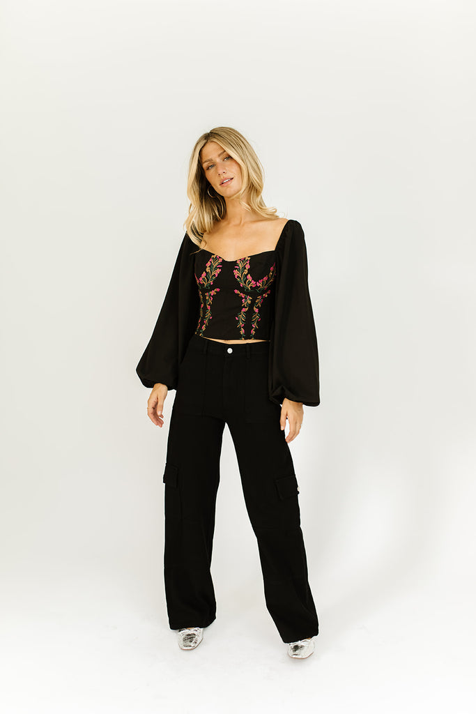 zuri embroidered blouse