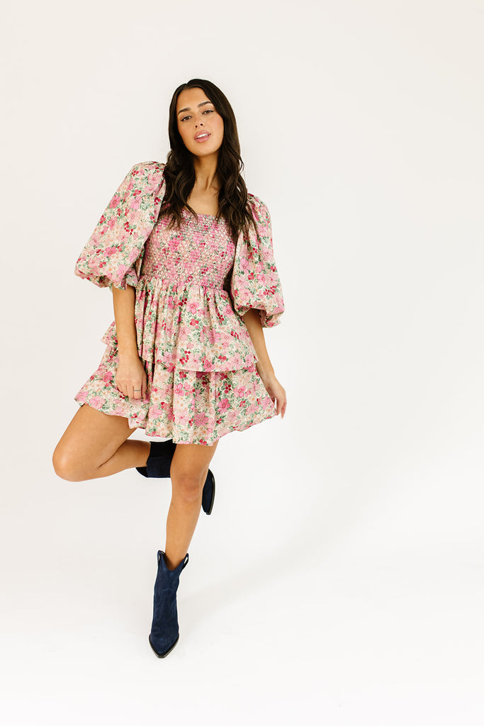 country club puff sleeve dress *restocked*