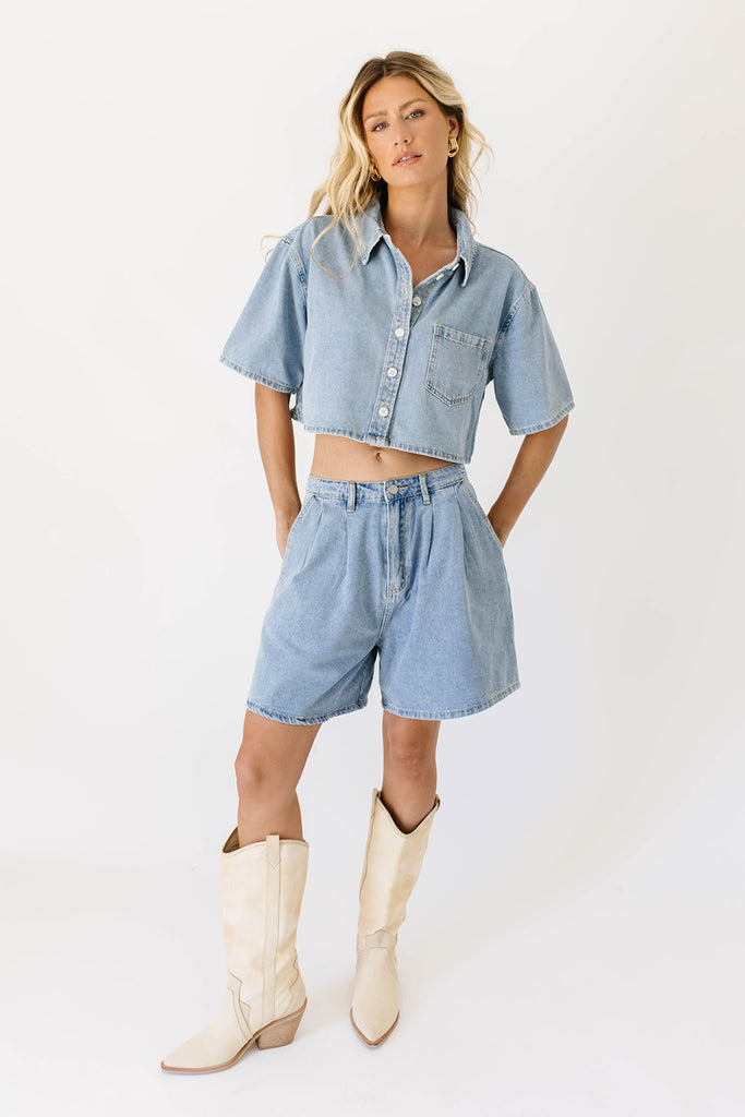 darla denim set