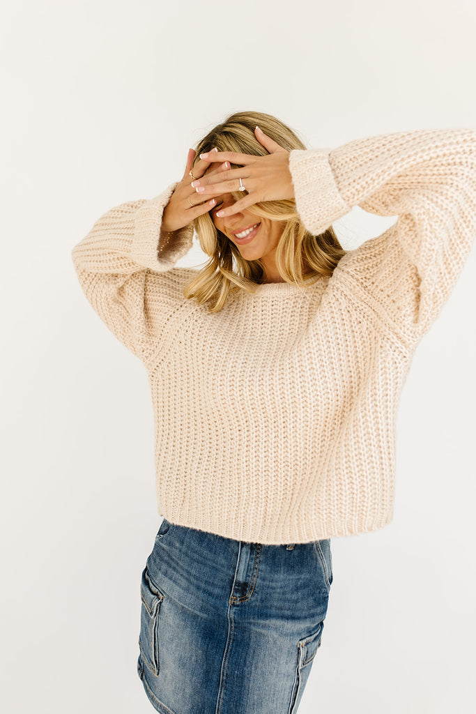 freddie crochet sweater