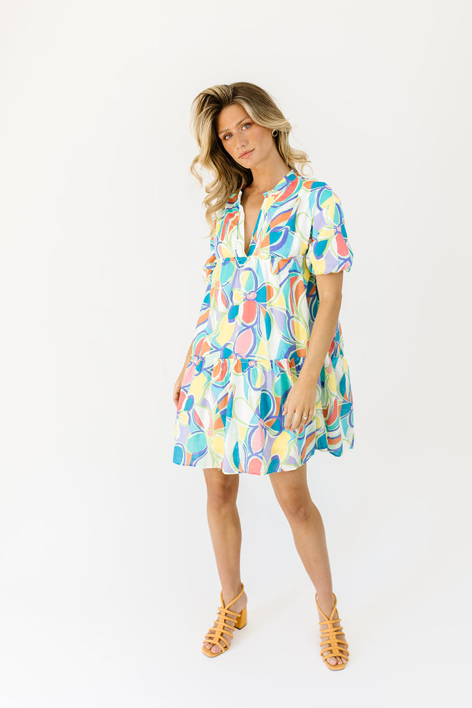 hayden floral mini dress