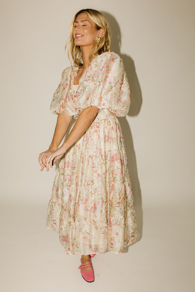 scout puff sleeve dress // spring floral *zoco exclusive*