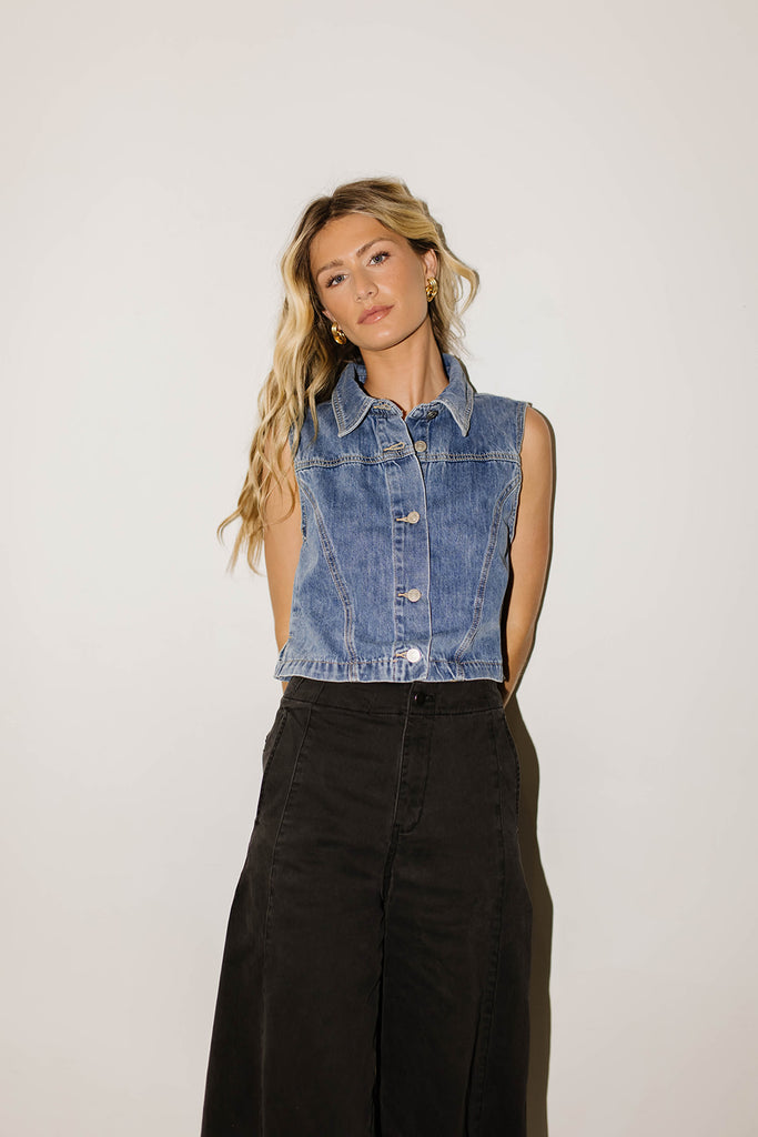 lover denim vest *zoco exclusive*