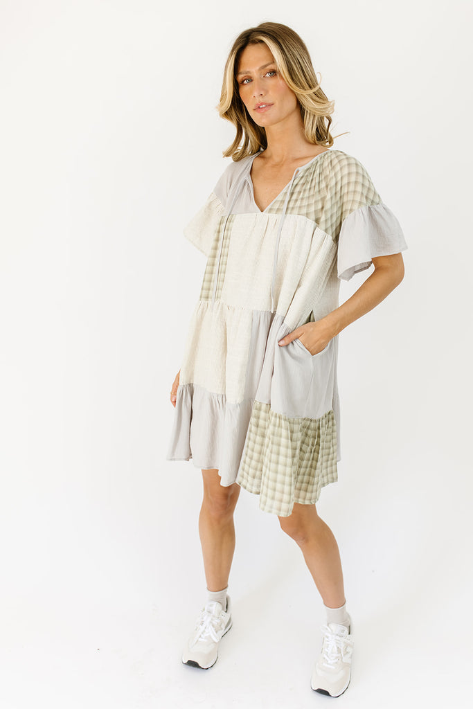 hathaway patchwork dress
