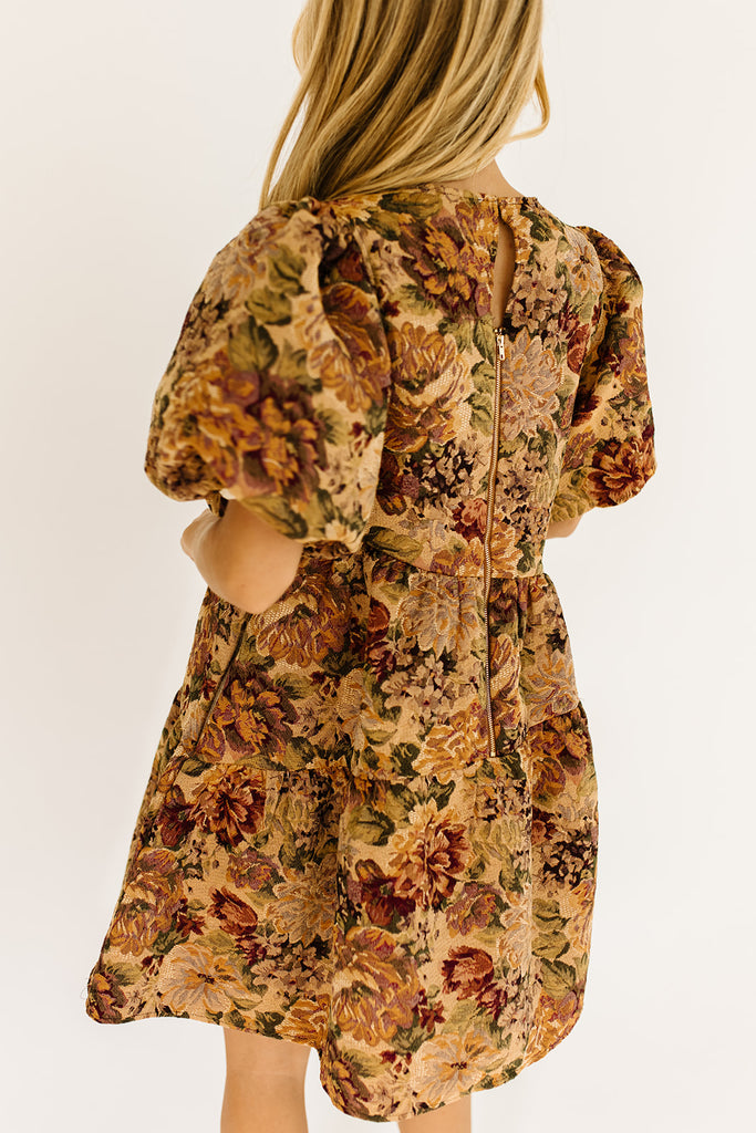 darcy floral dress // brown floral *restocked*