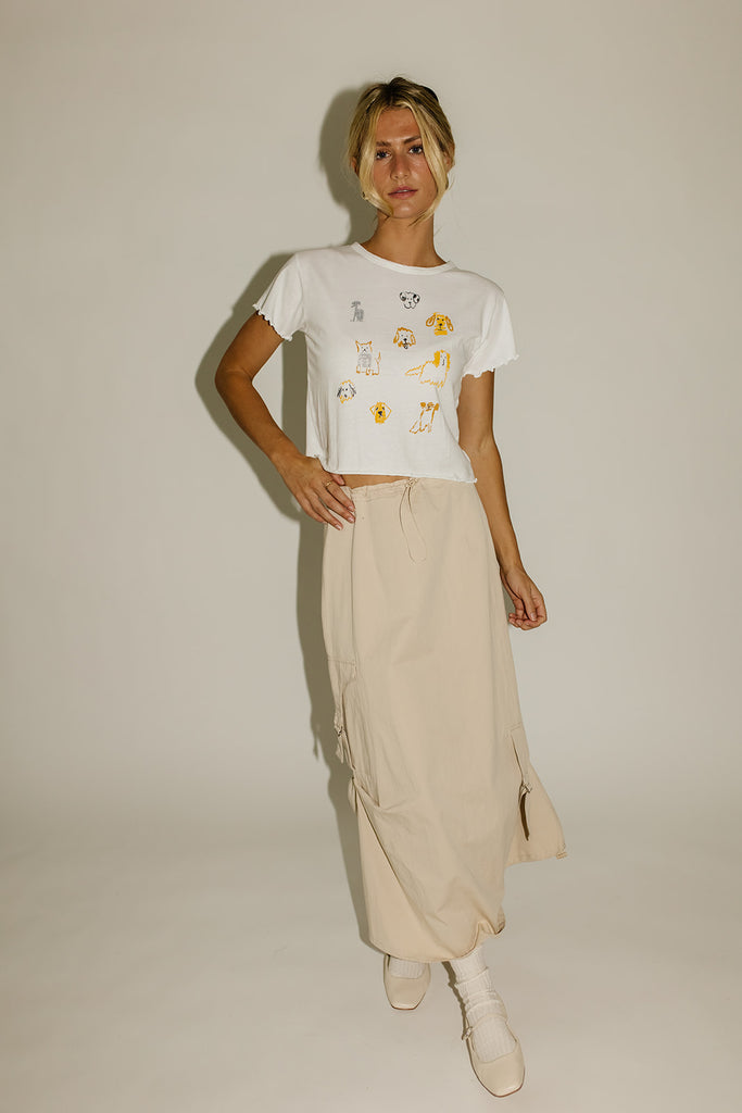 line up cargo maxi skirt