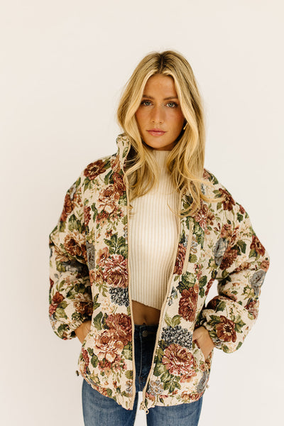 isabel quilted floral jacket *restocked* – shop zoco