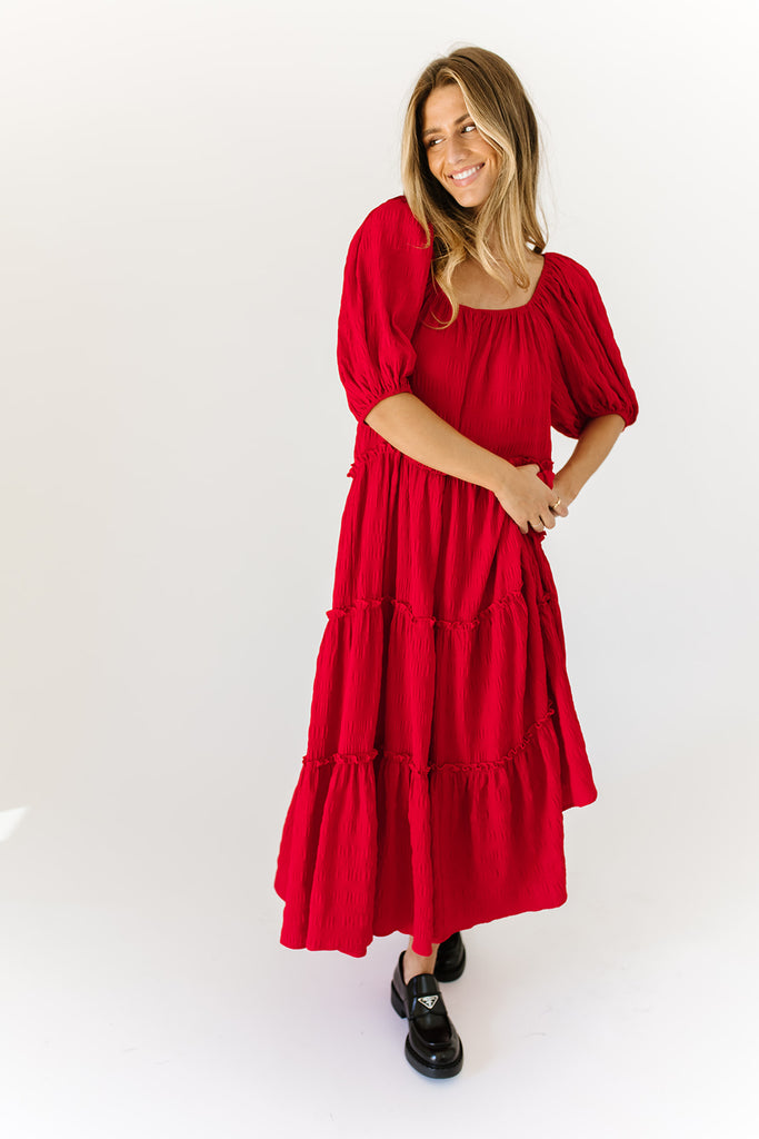 daymaker dress // poppy red *zoco exclusive*