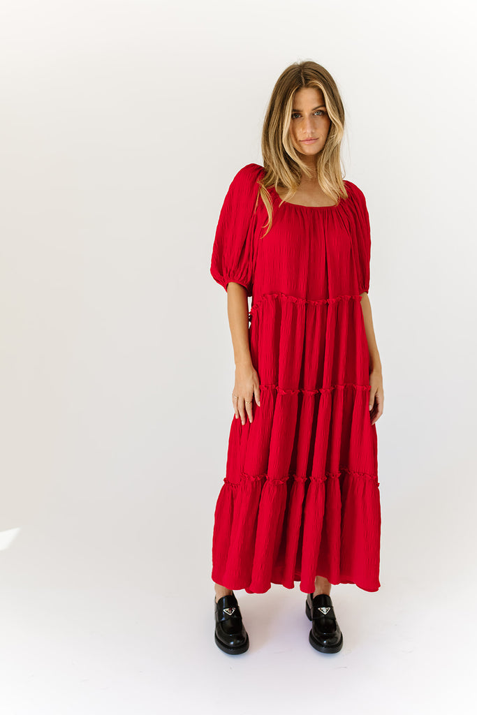 daymaker dress // poppy red *zoco exclusive*