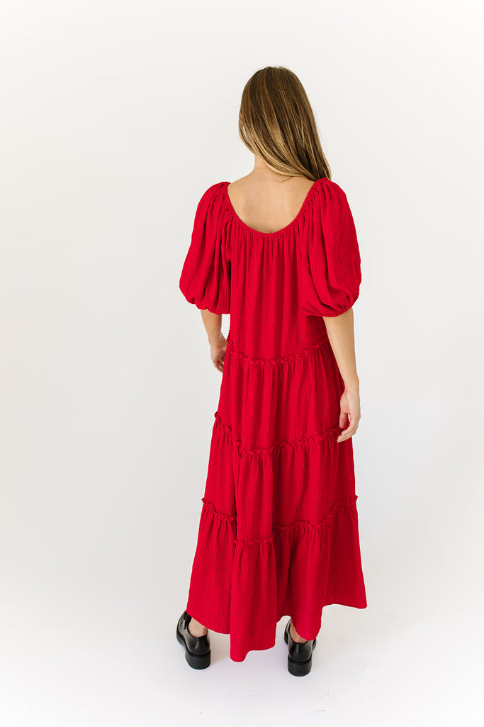 daymaker dress // poppy red *zoco exclusive*