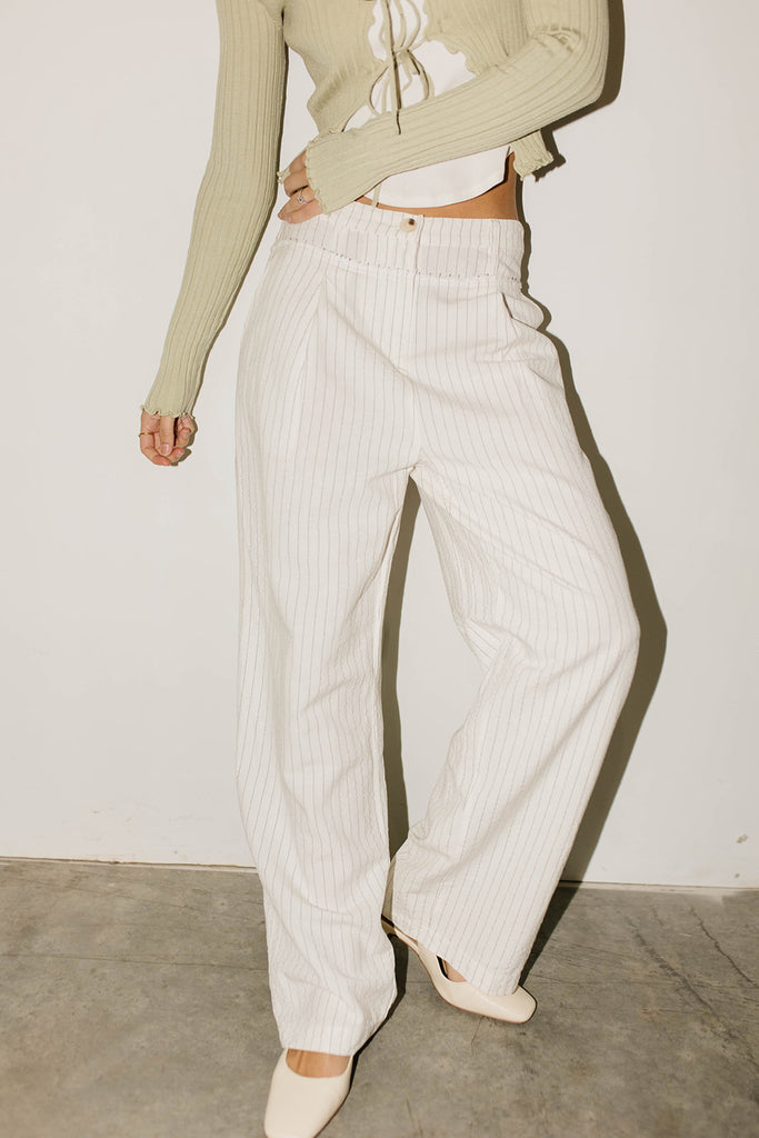 cola striped pants