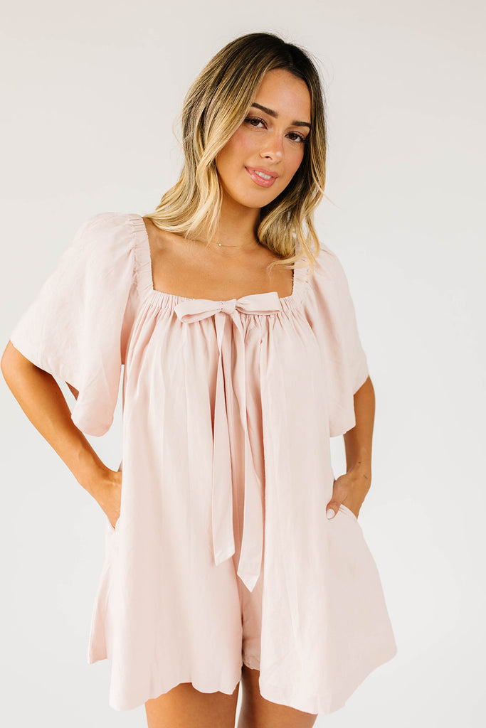sophia romper // pink *zoco exclusive*