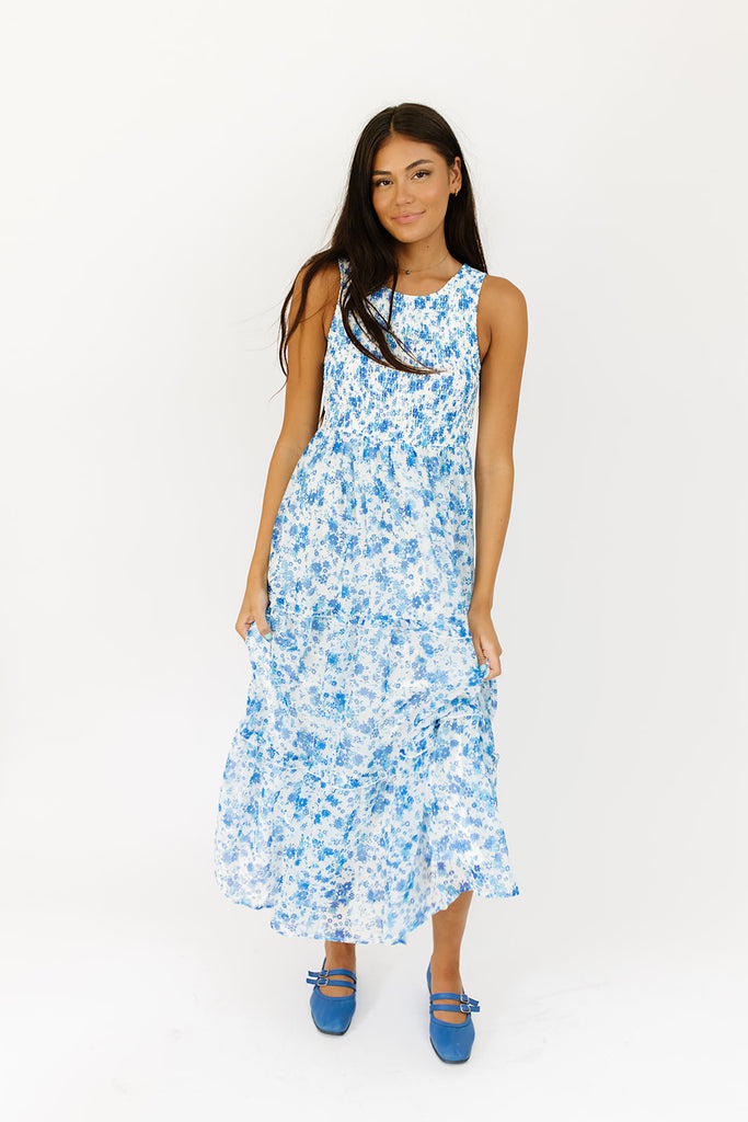 sloane floral maxi dress