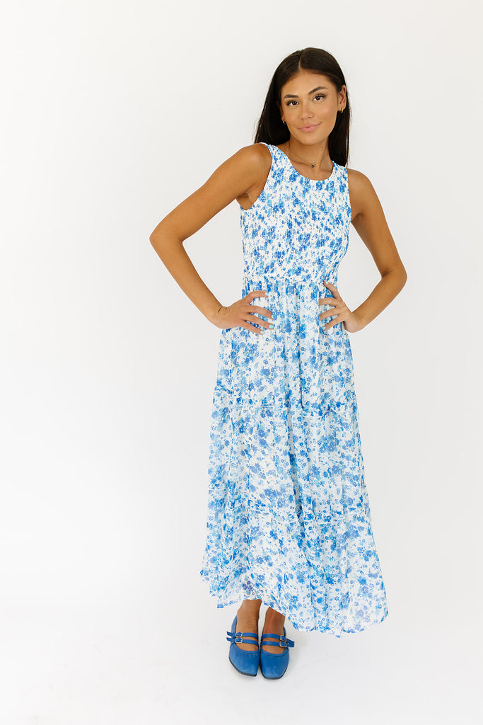 sloane floral maxi dress