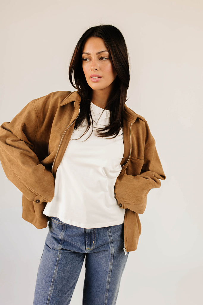 simon suede jacket *zoco exclusive*