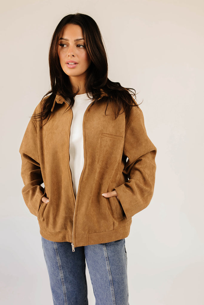 simon suede jacket *zoco exclusive*