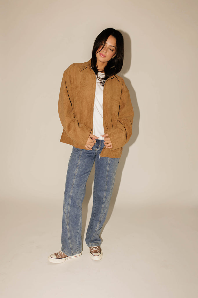 simon suede jacket *zoco exclusive*