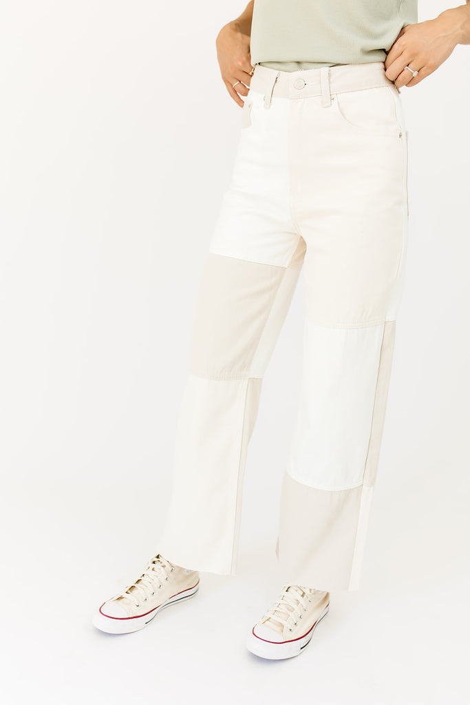 selena patchwork pants