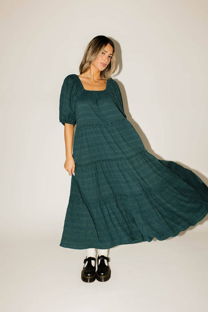 daymaker dress w/pockets // emerald *zoco exclusive*