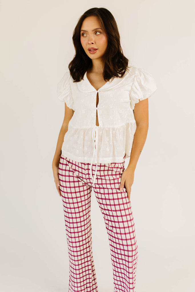 isabella plaid pants