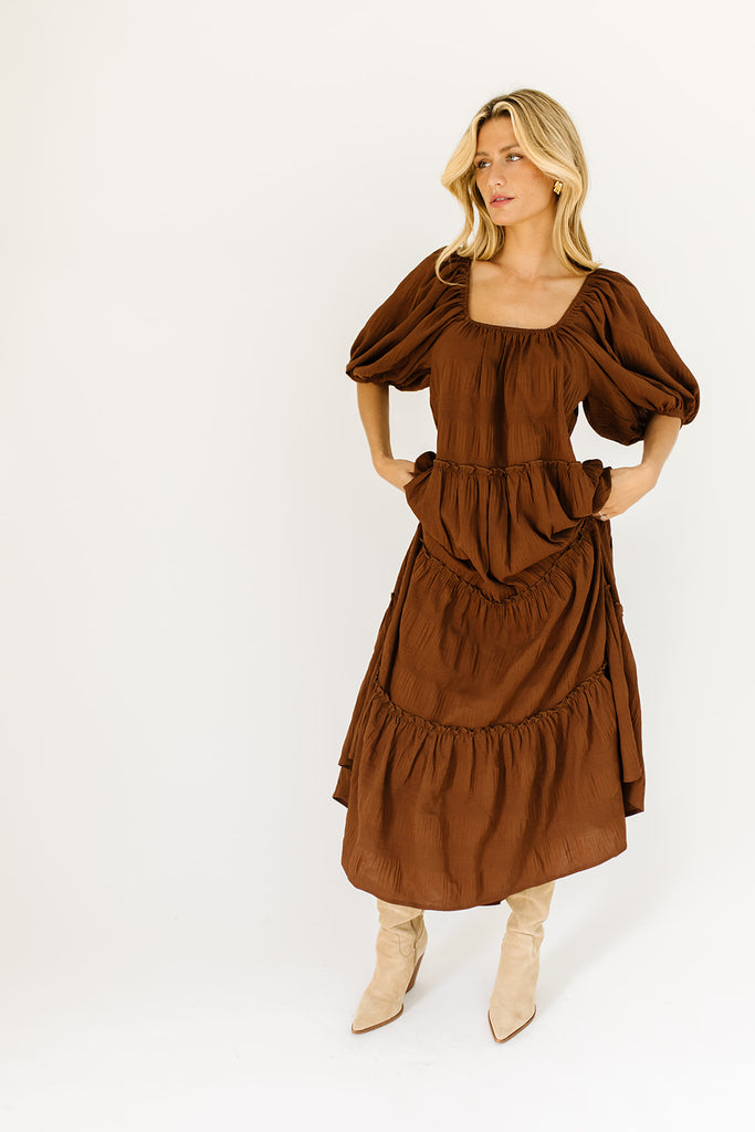 daymaker dress w/pockets // chocolate *zoco exclusive*