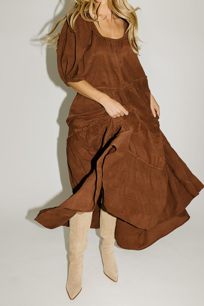 daymaker dress w/pockets // chocolate *zoco exclusive*