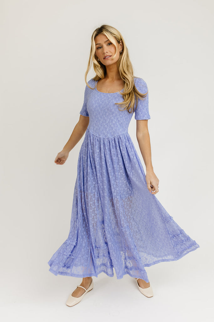 freddy maxi dress // cornflower blue