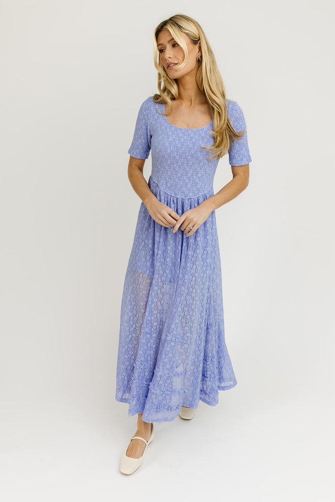 freddy maxi dress // cornflower blue