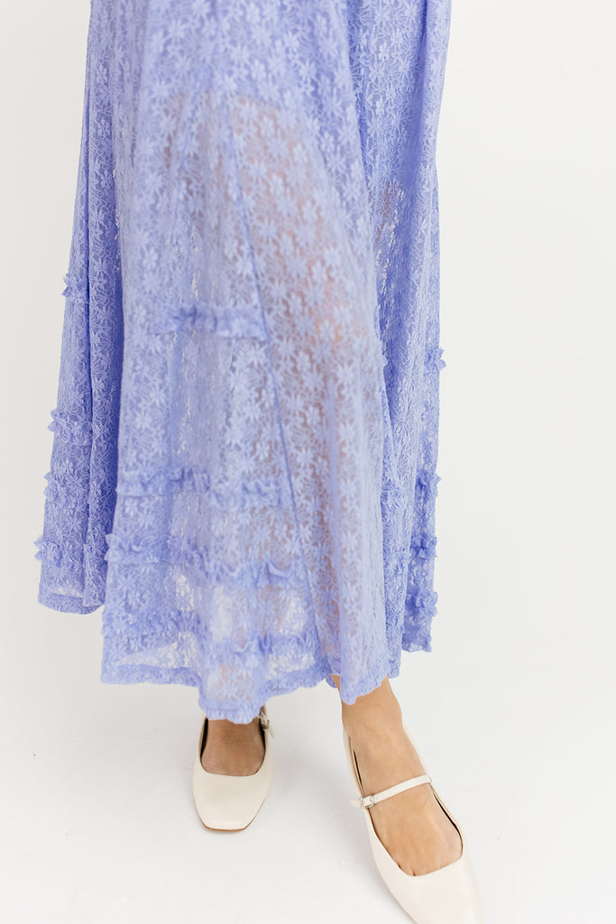 freddy maxi dress // cornflower blue