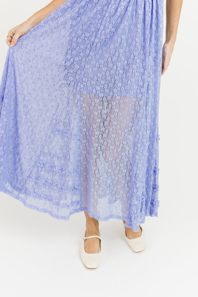 freddy maxi dress // cornflower blue