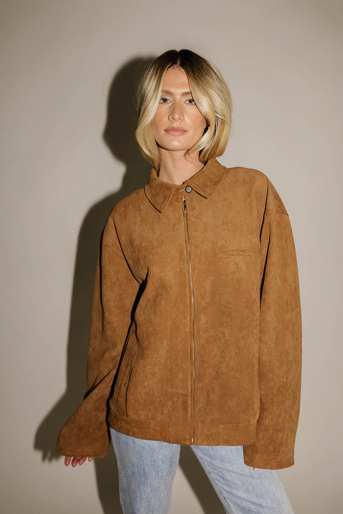 simon suede jacket *zoco exclusive*