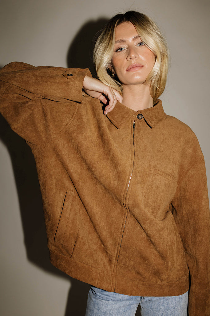 simon suede jacket *zoco exclusive*