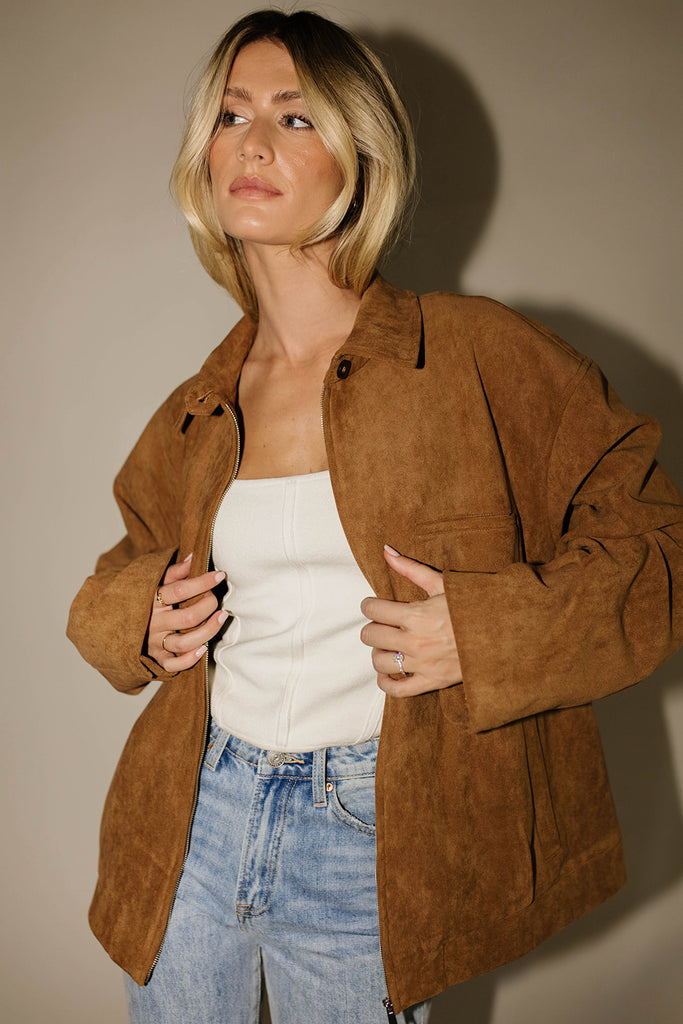 simon suede jacket *zoco exclusive*