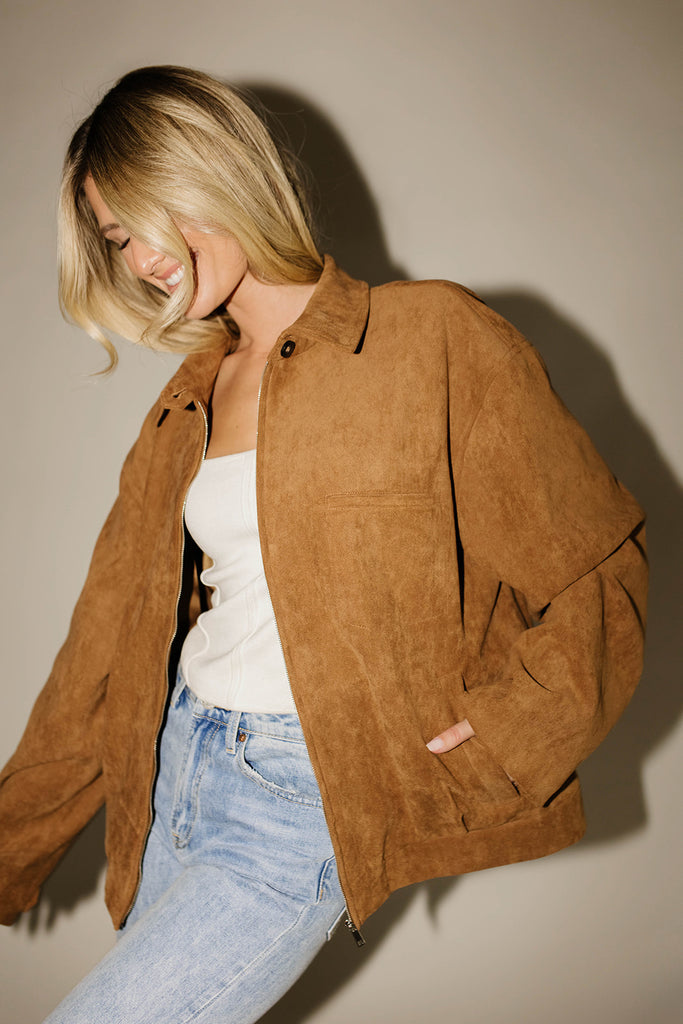 simon suede jacket *zoco exclusive*