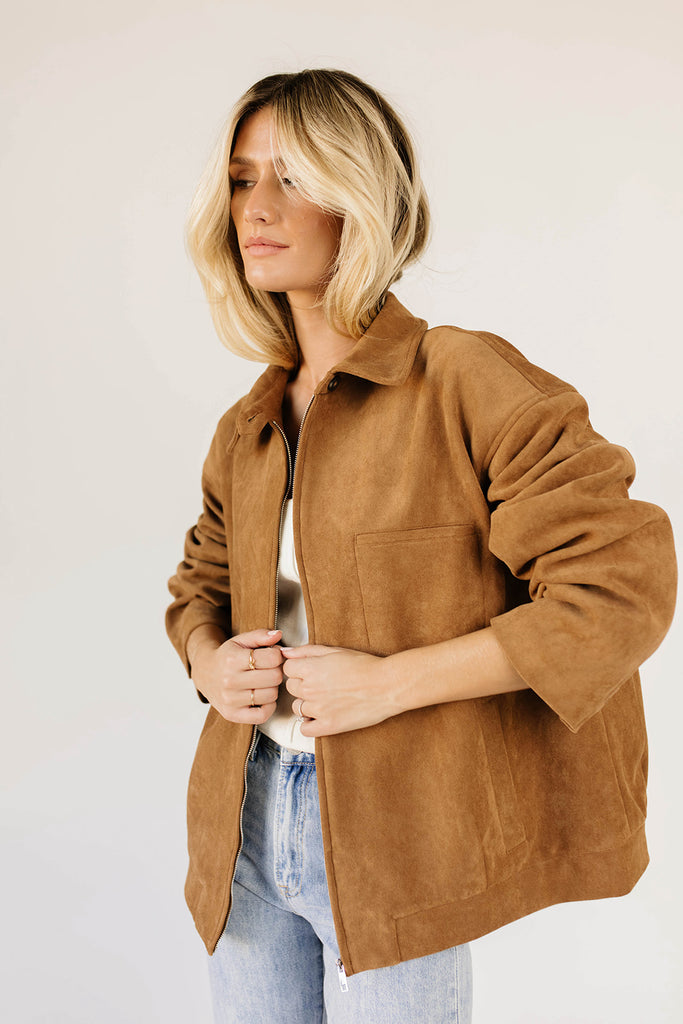 simon suede jacket *zoco exclusive*