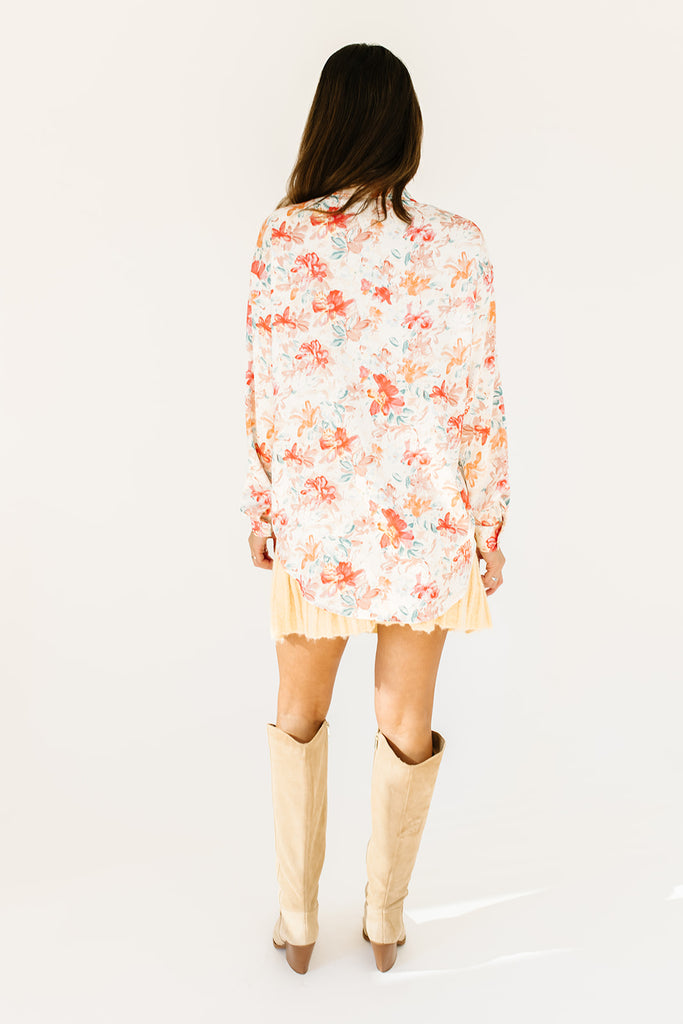 sadie floral button up