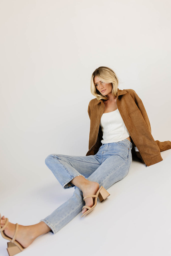 simon suede jacket *zoco exclusive*