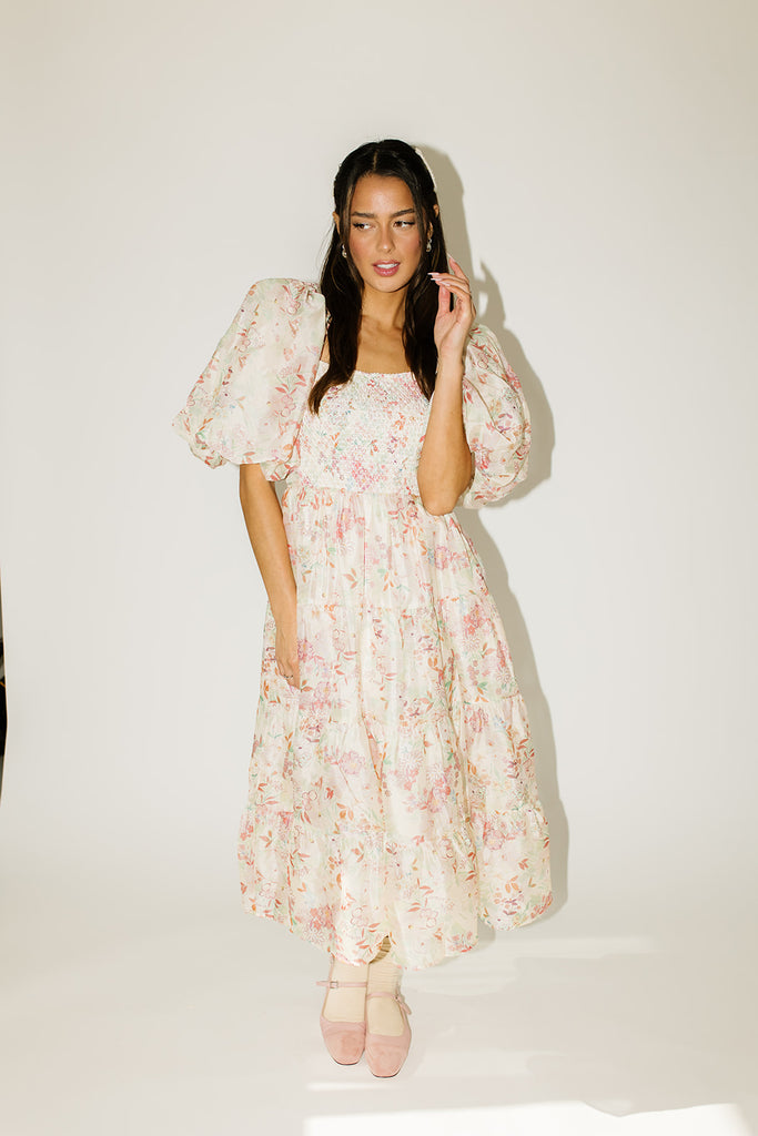 scout puff sleeve dress // spring floral *zoco exclusive*